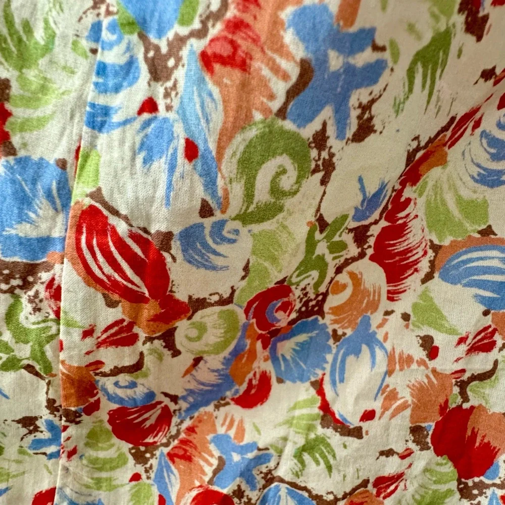 NWT Anthropologie RIXO June Floral Ruffled A-Line Midi Dress - size L - Picture 7 of 9